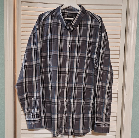 Gioberti Italy Long Sleeve Plaid Shirts Bundle Men’s Size 4X (3 Shirts) - Picture 7 of 11